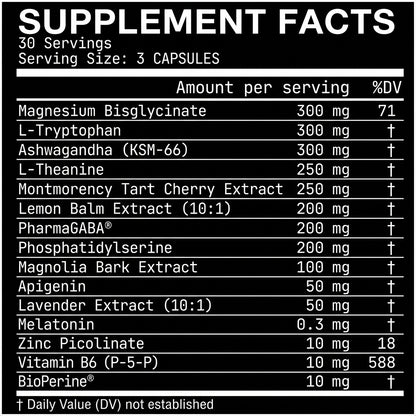 Deep Sleep Protocol (Strong Natural Herbal Sleep Aid Supplement)