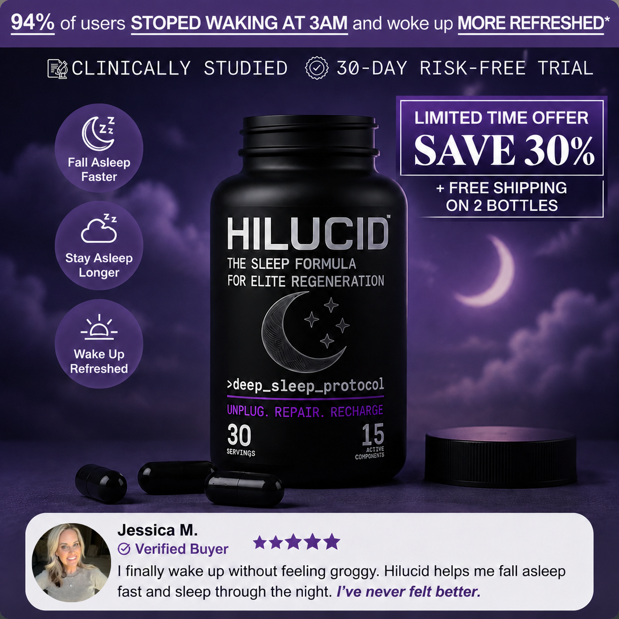 Deep Sleep Protocol (Premium Sleep Support )