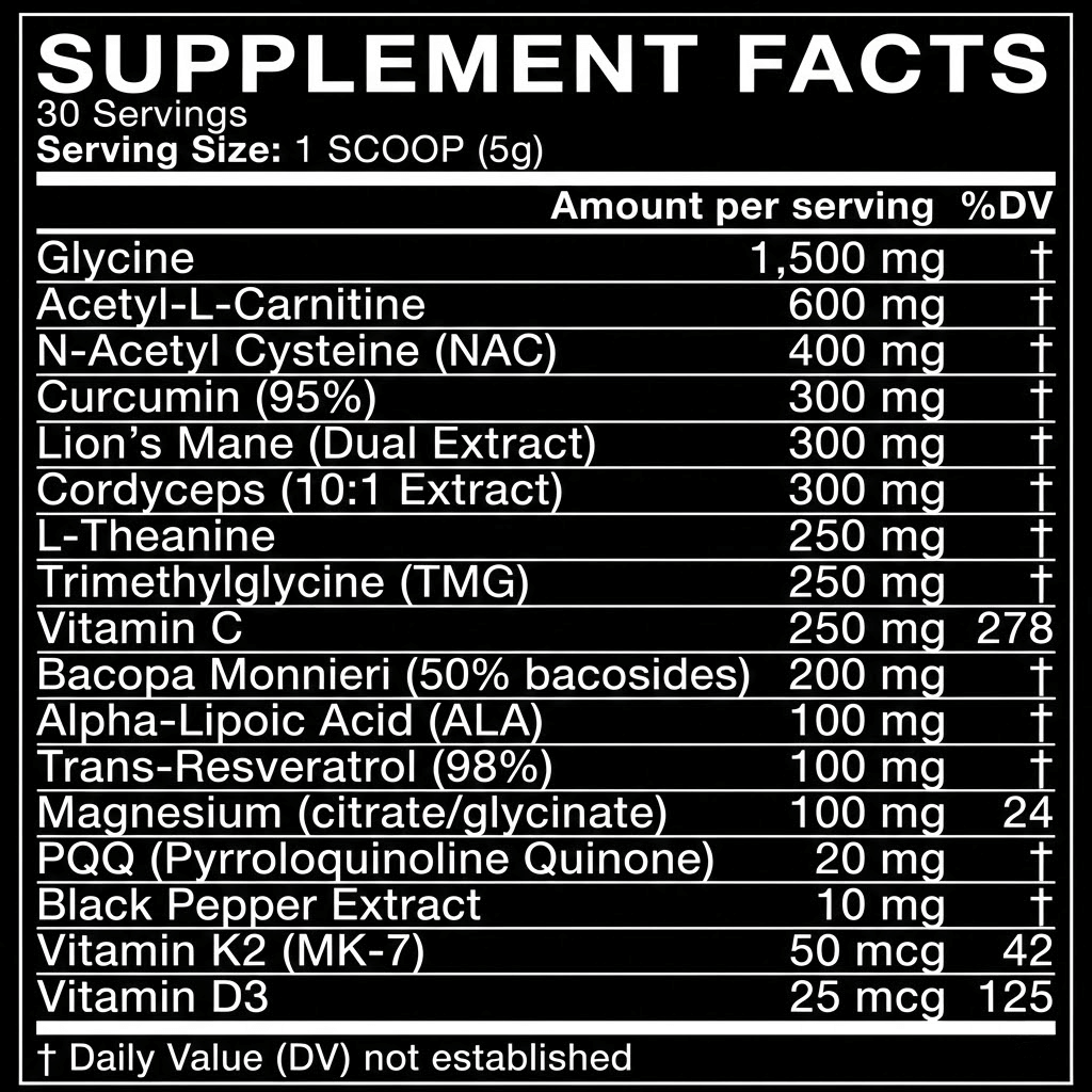 Life Extension Protocol (Longevity & Vitality Formula)